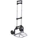 Carrello Portapacchi Pieghevole Max 70kg in Alluminio 