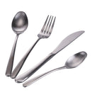 Servizio Set di Posate 24 Pezzi in Acciaio Inox VdE Tivoli 1996 Drop Silver Satinato