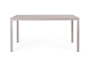 Tavolo da Esterno 156x78 cm in Acciaio e HDPE Sarita Antracite  