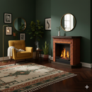 Camino a Bioetanolo da Pavimento 66x65x28 cm Vannini Bricchetto