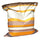 Cuscinone Poltrona Pouf in Nylon Riga Gialla Fadi