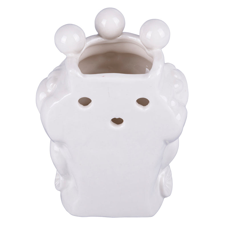 Umidificatore per Radiatori Testa di Moro Donna 10x6x14 cm  in Ceramica VdE Tivoli 1996 Sicilia