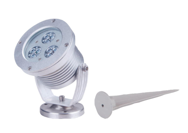 prezzo Proiettore Full Color Alluminio Impermeabile con Piccheto Led 9 watt Luce RGB