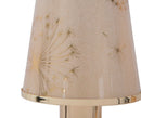 Lampada da Muro Glam Ring Doppia 32x18x27 cm in Ferro e Plastica Oro