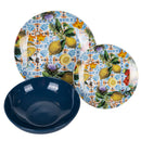 Servizio Piatti 18 Pezzi in Porcellana e Gres VdE Tivoli 1996 Italian Beauty