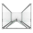 Box Doccia 3 Lati 1 Anta A Libro In Cristallo Opaco 6mm H198 Fosterberg Fyn Trio Varie Misure