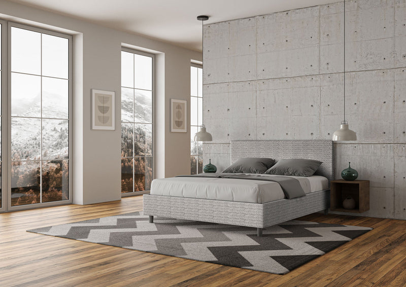 Letto Matrimoniale Adele Aragona 1 Bianco Varie Misure