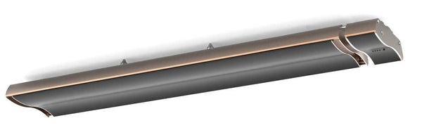 Radiatore Elettrico da Soffitto ad Infrarossi in Alluminio 2400W Jessen Nero sconto