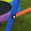 Altalena da Giardino a Nido per 1-2 Bambini  Rinforzato 196x172x180 cm in Metallo Multicolore