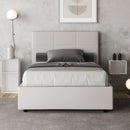 Letto Matrimoniale Mika Bianco Varie Misure