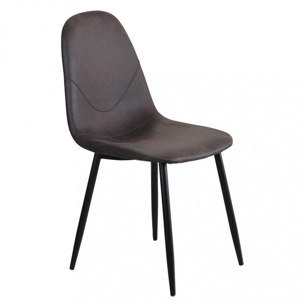Sedia Avril 43x54x84 h cm in Plastica Marrone online