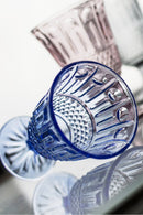 Set 6 Calici Ø8,5x10 cm in Vetro Villa d'Este Home Tivoli Elegance Blu