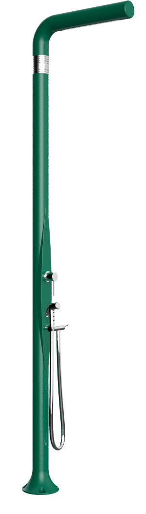 prezzo Doccia da Esterno Giardino Miscelatore e Doccetta Mobile Arkema Funny Yang Verde Scuro