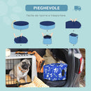 Piscina Rigida per Cani Taglia Grande Ø140x30 cm in PVC e Truciolare Blu