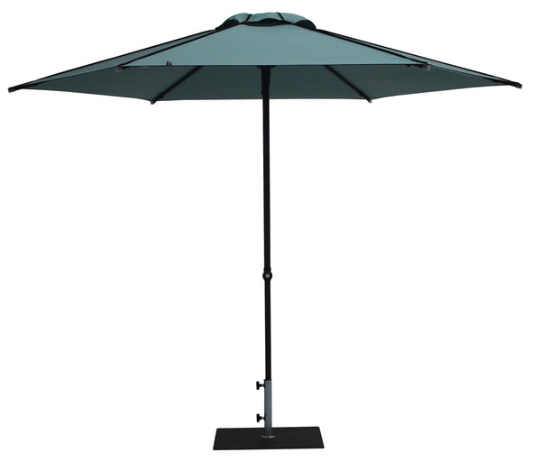 Ombrellone da Giardino Ø3 m Palo Ø38 mm in Alluminio Tessuto Dralon Acrilico Border Aguademar sconto