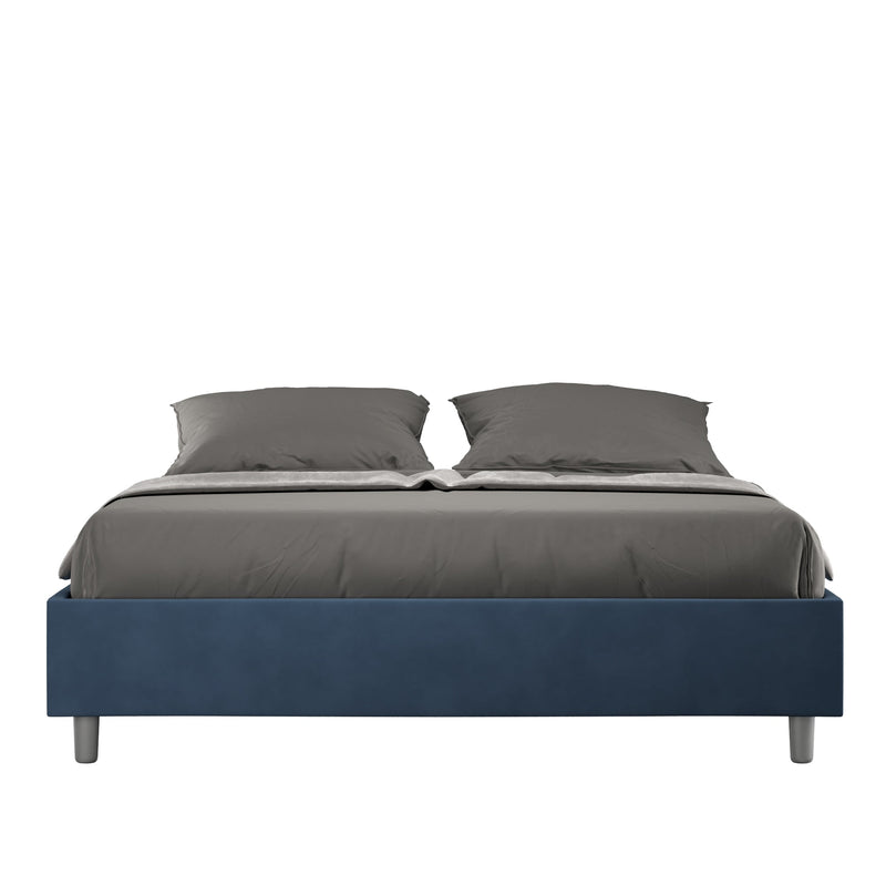 Letto Matrimoniale Azelia Blu Varie Misure