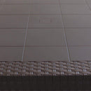 Tavolo Houston 150x90x74 h cm in Wicker Marrone