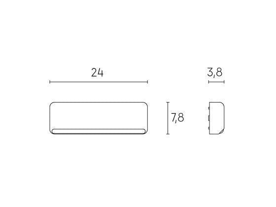 Lampada Segna Passo da Esterno a LED 5W 3000K Sovil Bianco