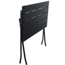 Tavolo Pieghevole da Giardino 78x48,5x74 cm in Metallo e HDPE Antracite
