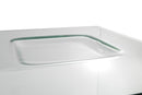Tavolino Rettangolare in Vetro 120x60x42cm TFT Glass Trasparente