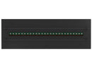 Camino a Vapore Elettrico da Incasso 120x48,5x33 cm Invapo con LED RGB Nero