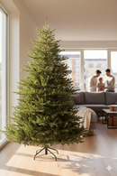 Albero di Natale Artificiale Realistico 240 cm 1538 Rami Montaggio a Ombrello Verde