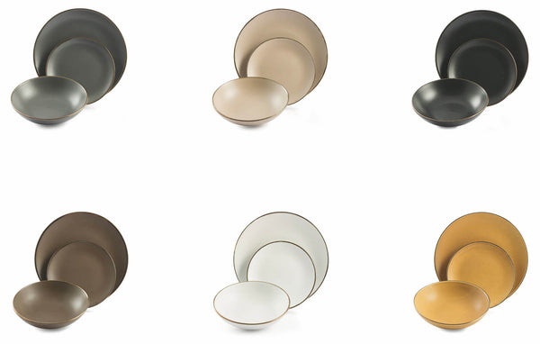 Servizio Piatti 18 Pezzi in Gres Villa d'Este Cala Dorada online