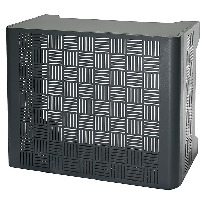 Copri Condizionatore da Esterno Large 105x65x95 cm in Acciaio Zincato Antracite