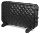 Termoconvettore Elettrico da Pavimento 2000W Vannini Virgo Chanel Nero