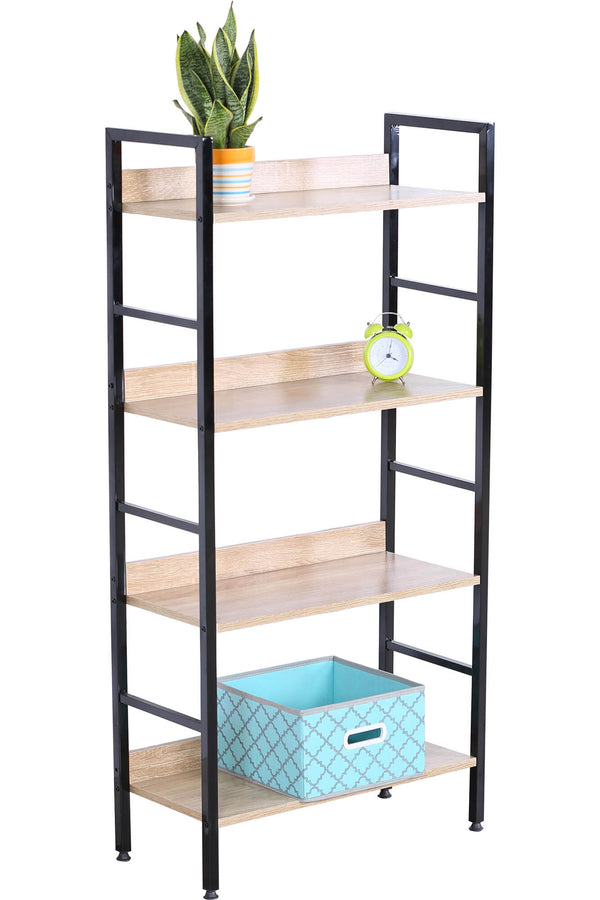 Libreria 4 Ripiani 60x27,6x126 cm in Metallo e Truciolato Motti online