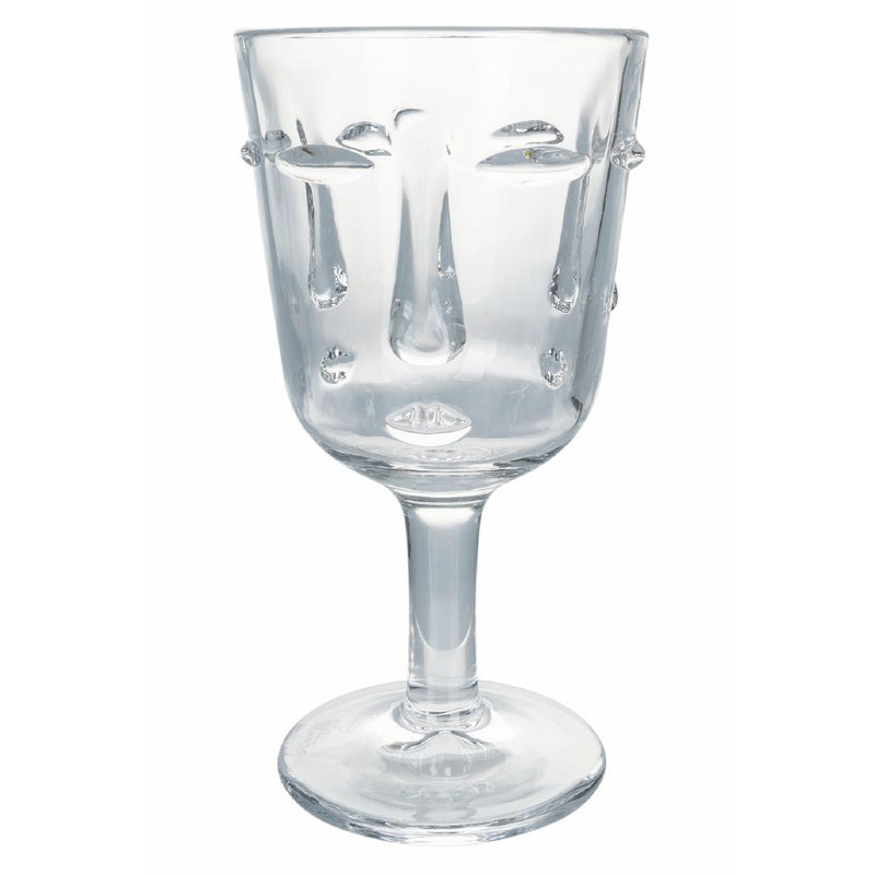 Set 6 Calici Vis à Vis Stones in Vetro VdE Tivoli 1996 Nero Grigio Trasparente