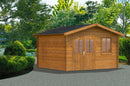 Casetta da Giardino Porta Doppia e Finestra 380x337 cm in Legno Dorothy