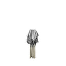 Gazebo Richiudibile Pieghevole 3x4,5m in Acciaio e PVC Impermeabile Bianco