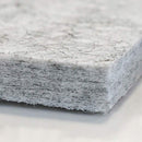 Pannello Fonoassorbente da Soffitto con Kit di 4 Cavetti 150x50 cm Finitura Grigio     