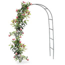 Arco da Giardino Supporto per Rose Piante Rampicanti in Metallo Altezza 240 cm
