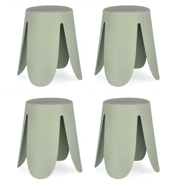 prezzo Set 4 Sgabelli Ø37x47 cm in Similpelle Imogen Tiffany