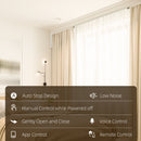 Binario per Tende Motorizzato 2,45-4,6m con Telecomando in Alluminio Bianco