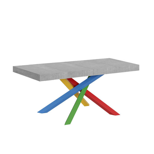 Tavolo Allungabile 140/244x90x77 cm Volantis Premium Cemento online