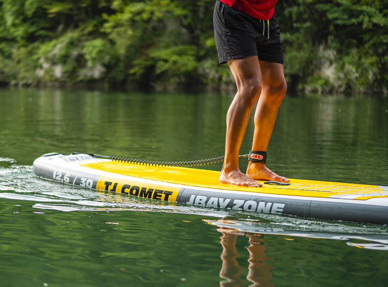 SUP Tavola Stand Up Paddle Gonfiabile 380x76x15 cm con Pagaia Zaino e Accessori Jbay.Zone Comet TJ