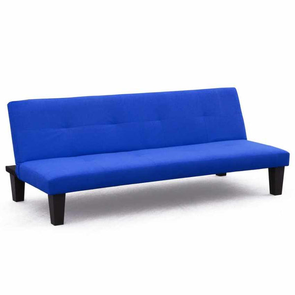 Divano Letto 175x80x70 cm in Microfibra Blu sconto