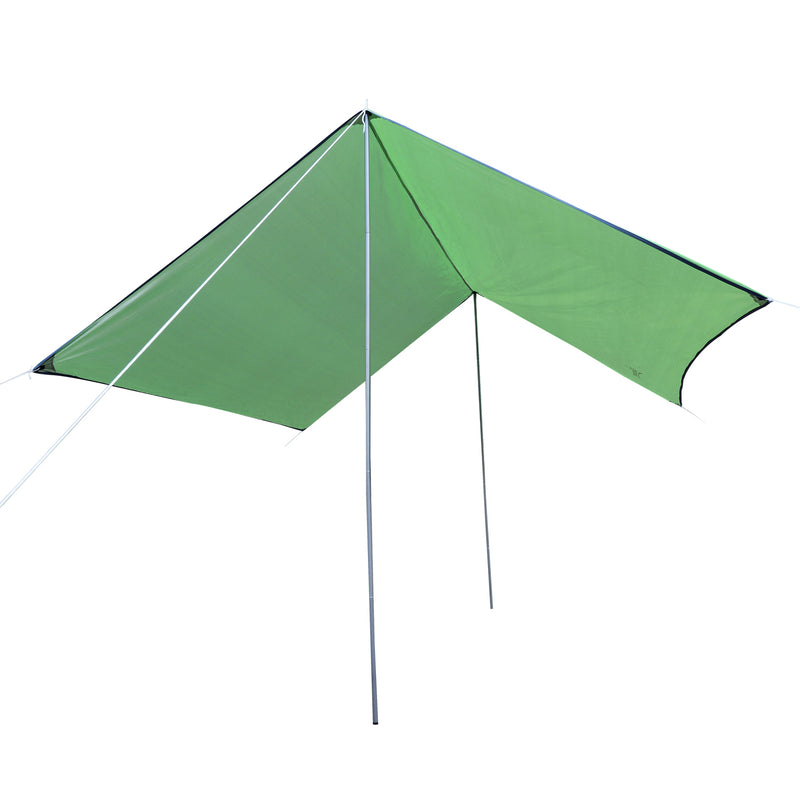 Tenda da Sole Portatile 3x3 m Impermeabile Verde   