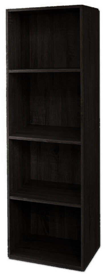 Libreria 4 ripiani 40x29x132 cm in Legno Wengè online