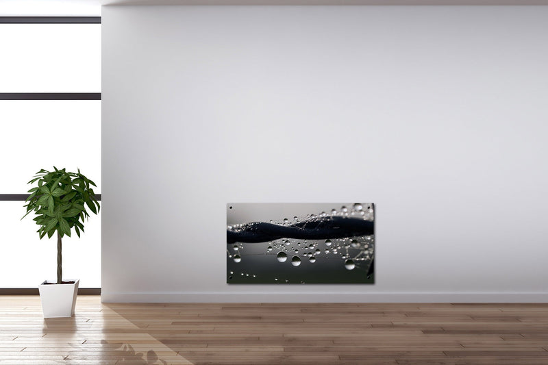 Pannello Radiante Elettrico Quadro Termico 86x47cm 2000W Chemin'Arte Effetto Ragnatela