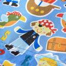 Sedia Mare Spiaggina Pieghevole per Bambini con Ombrello in Metallo e Tessuto Multicolore