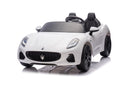 Macchina Elettrica per Bambini Licenza Maserati Folgore 12V Bianco  