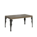 Tavolo Allungabile 160-264x90x77 cm Paxon Premium Tortora Telaio Antracite 