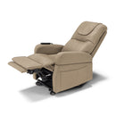 Poltrona Alzapersona Elettrica 3 motori 70x87x105 cm in Tessuto Diva Dubai Tortora