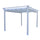 Pergola da Giardino 3x4 m in Alluminio Bianco