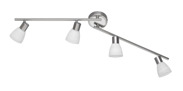 online Faretto da Interno a LED in Metallo Nickel Opaco