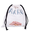 Sacchetto Farro 25x25 cm in Cotone VdE Tivoli 1996 Le Travisate Bianco